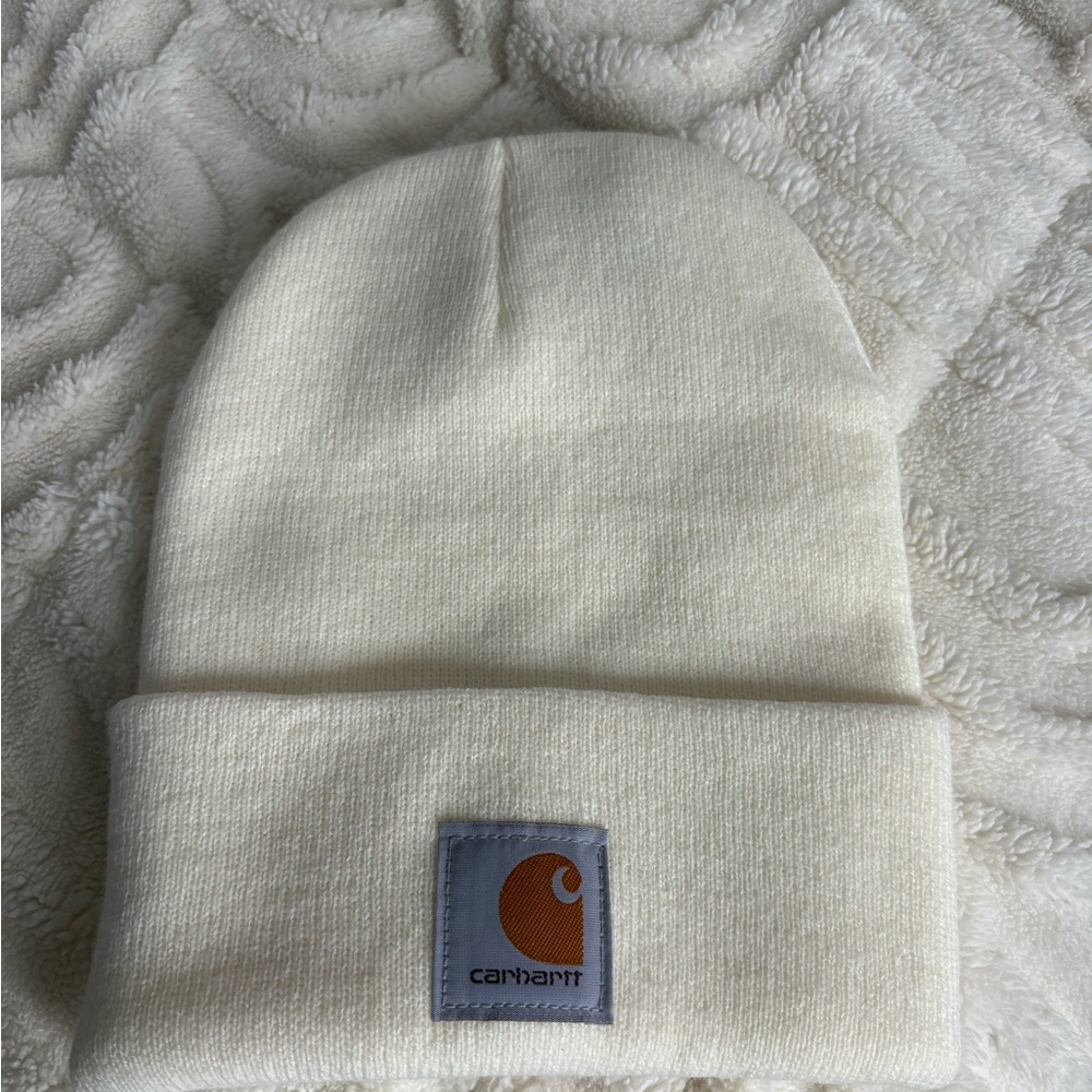 Carhartt Off-White Knit Beanie